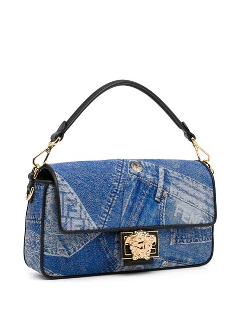 fendi denim handbags|pre owned fendi bag.